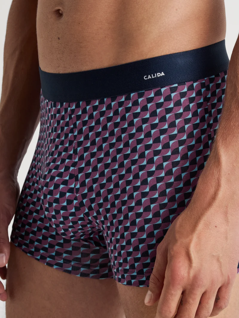 HERREN Boxer, mulberry red