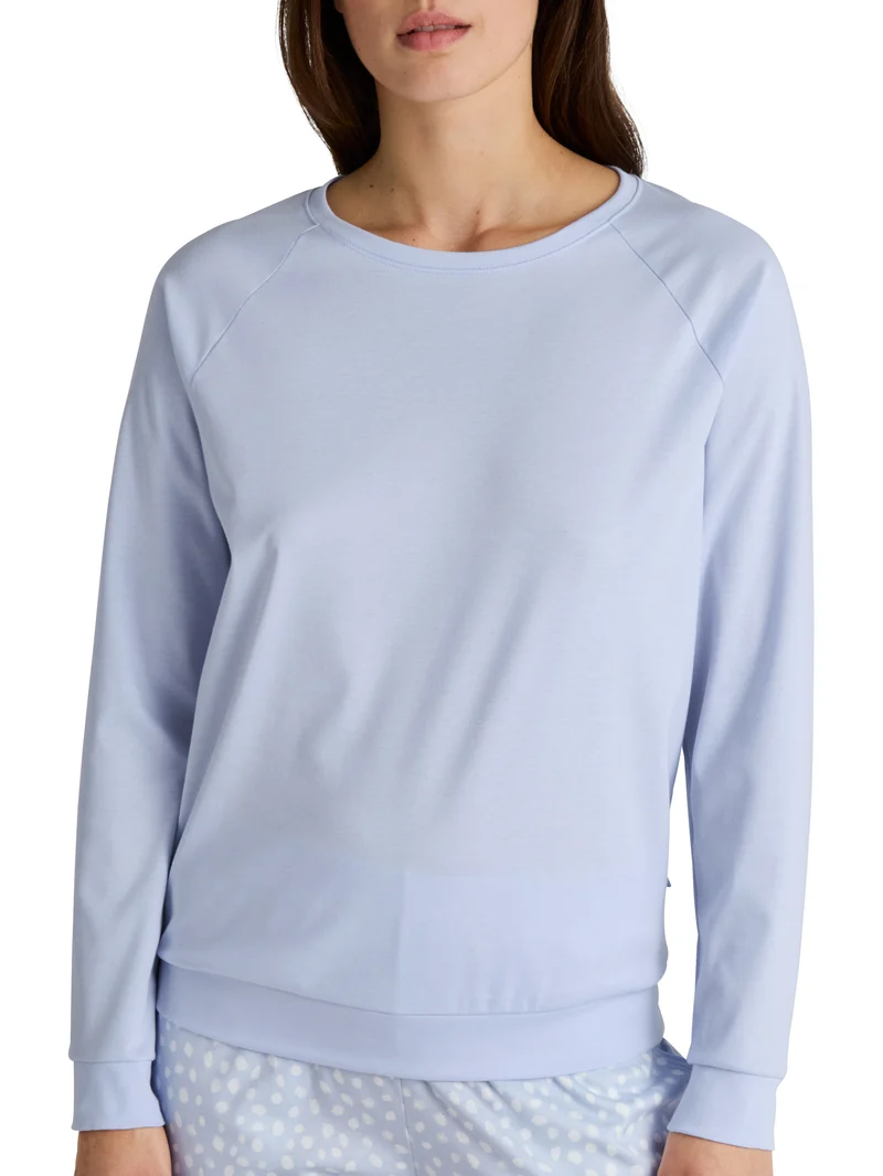 DAMEN Shirt langarm, harmony blue