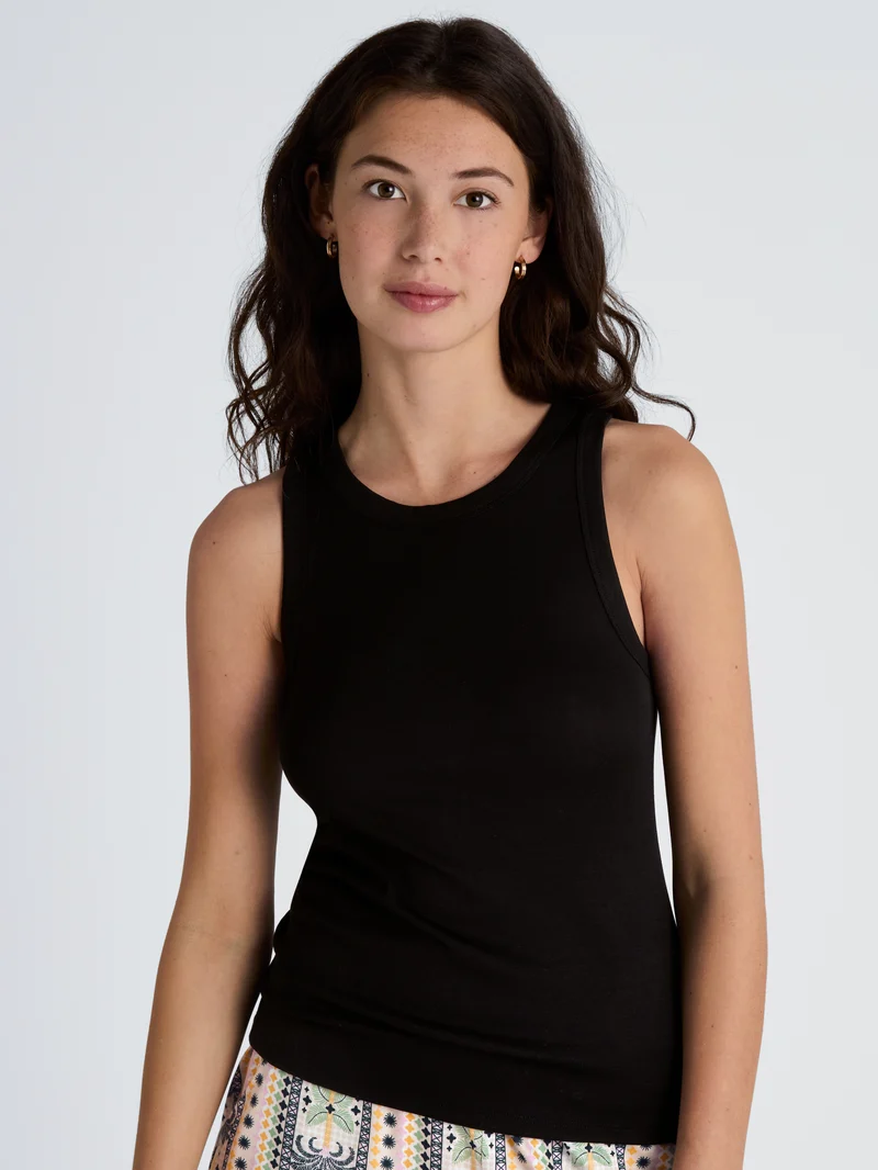 Shirt ohne Arm, schwarz