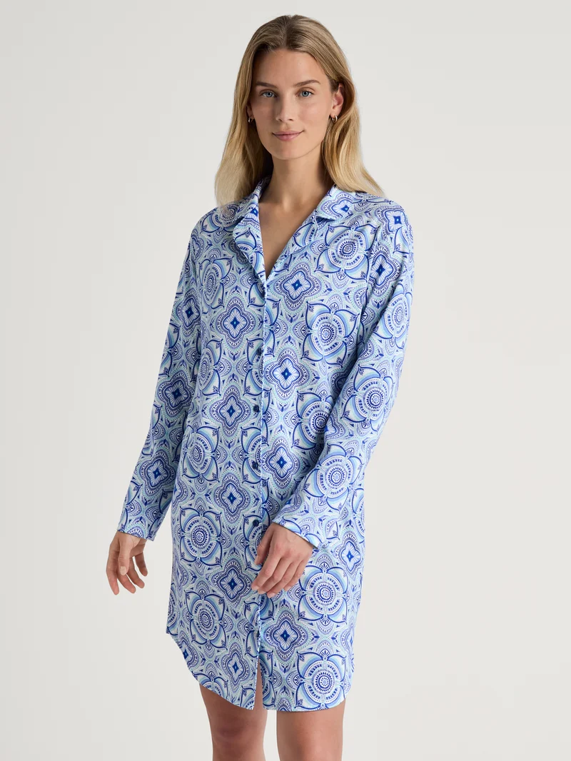 DAMEN Sleepshirt, dazzling blue