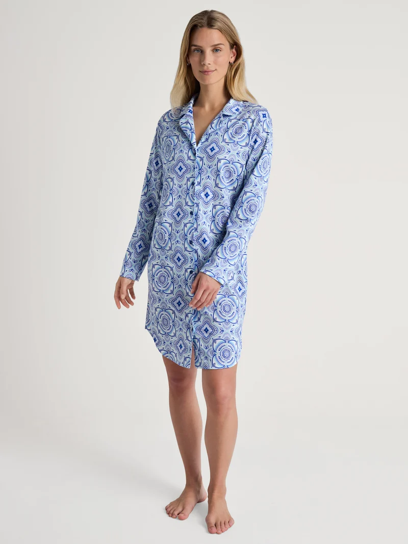 DAMEN Sleepshirt, dazzling blue