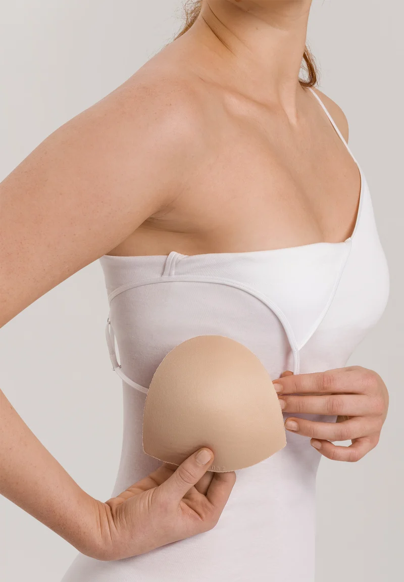 Cotton Seamless Spaghetti Top Padded