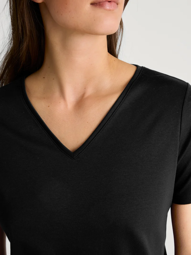 Shirt kurzarm, schwarz
