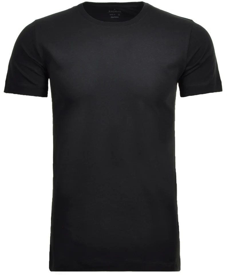 2 T-Shirt Doppelpack Bodyfit mit Rundhals