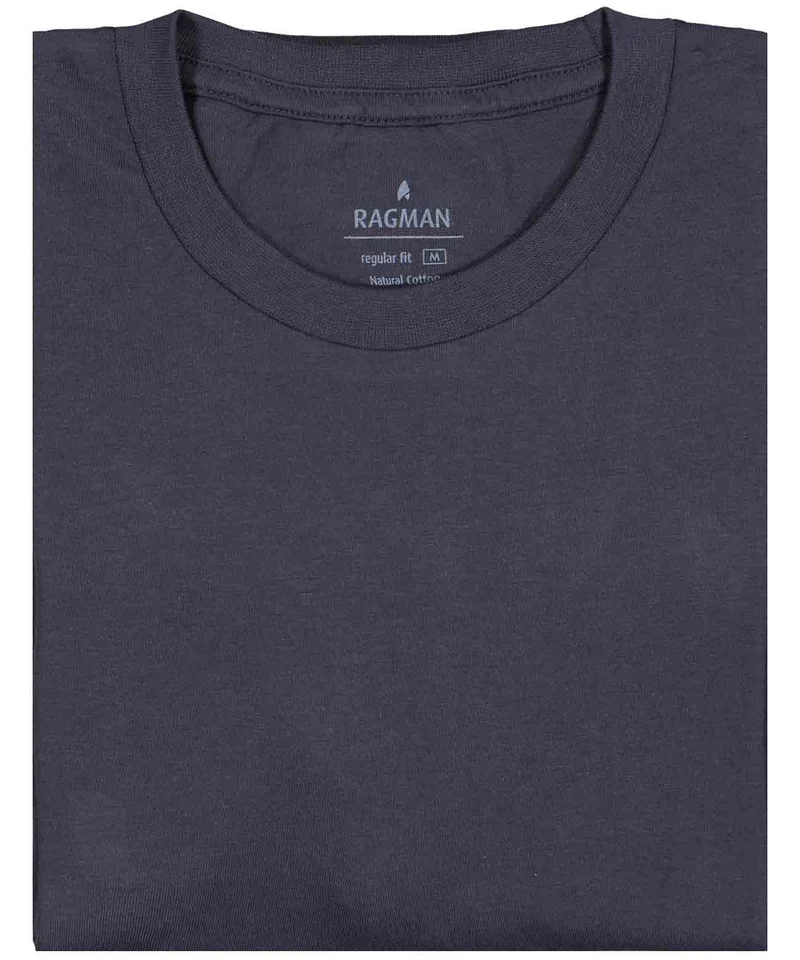 RAGMAN Doppelpack - 2 T-Shirts mit Rundhals
