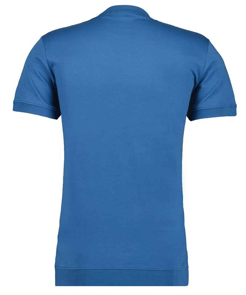 Pima T-Shirt Rundhals mit Bündchen