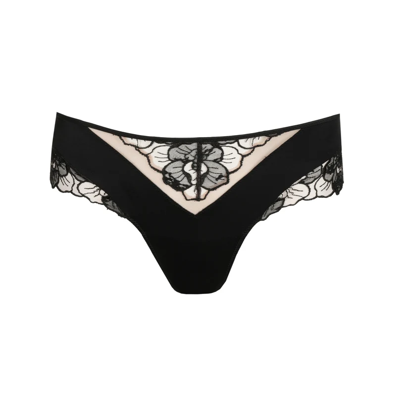 SANCHA schwarz Luxus String