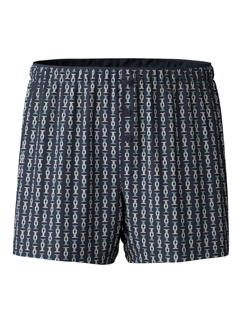 HERREN Boxer Short, blue lily