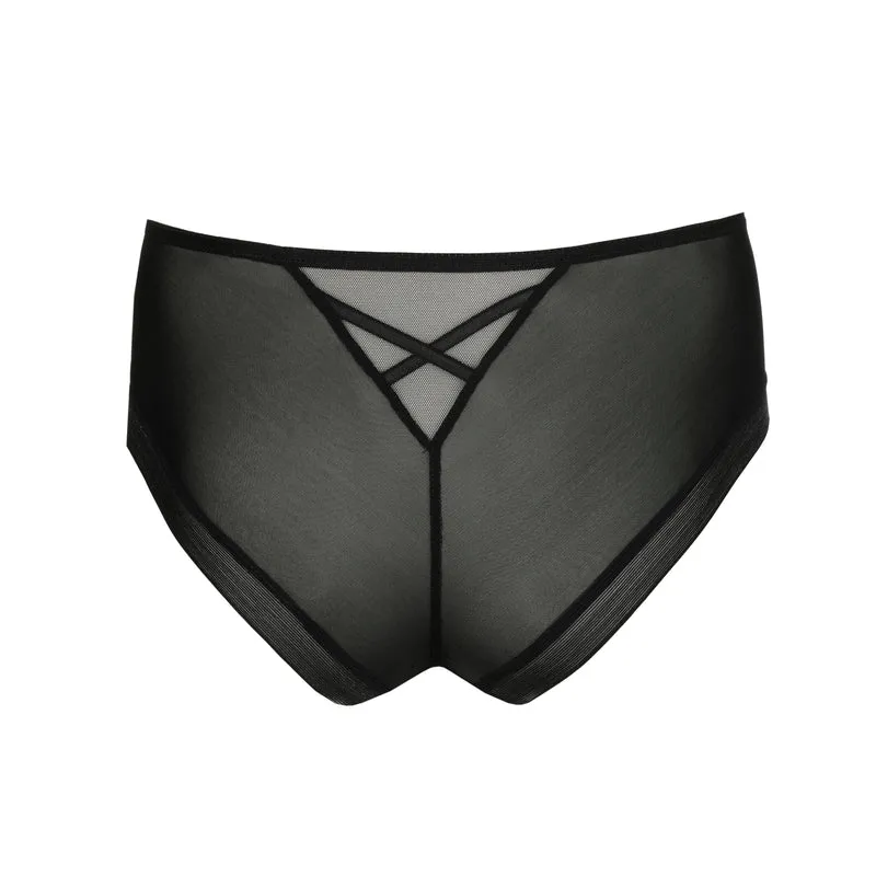 ZIPOLITE schwarz Hotpants