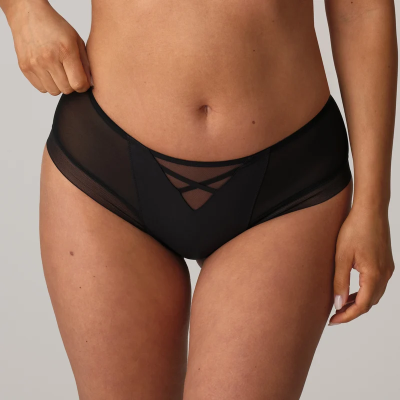 ZIPOLITE schwarz Hotpants