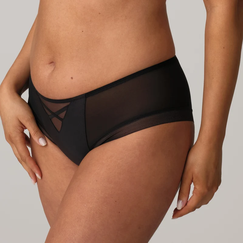 ZIPOLITE schwarz Hotpants