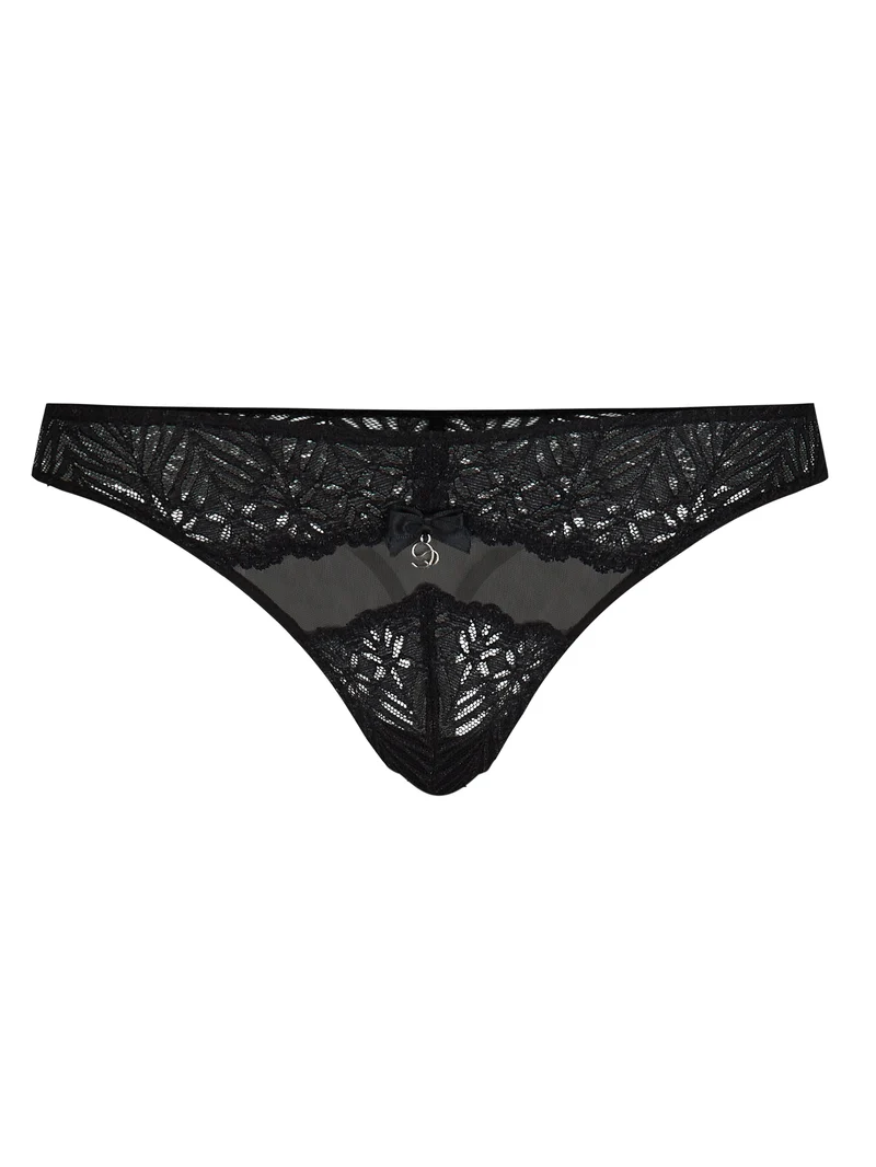 DAMEN String, schwarz