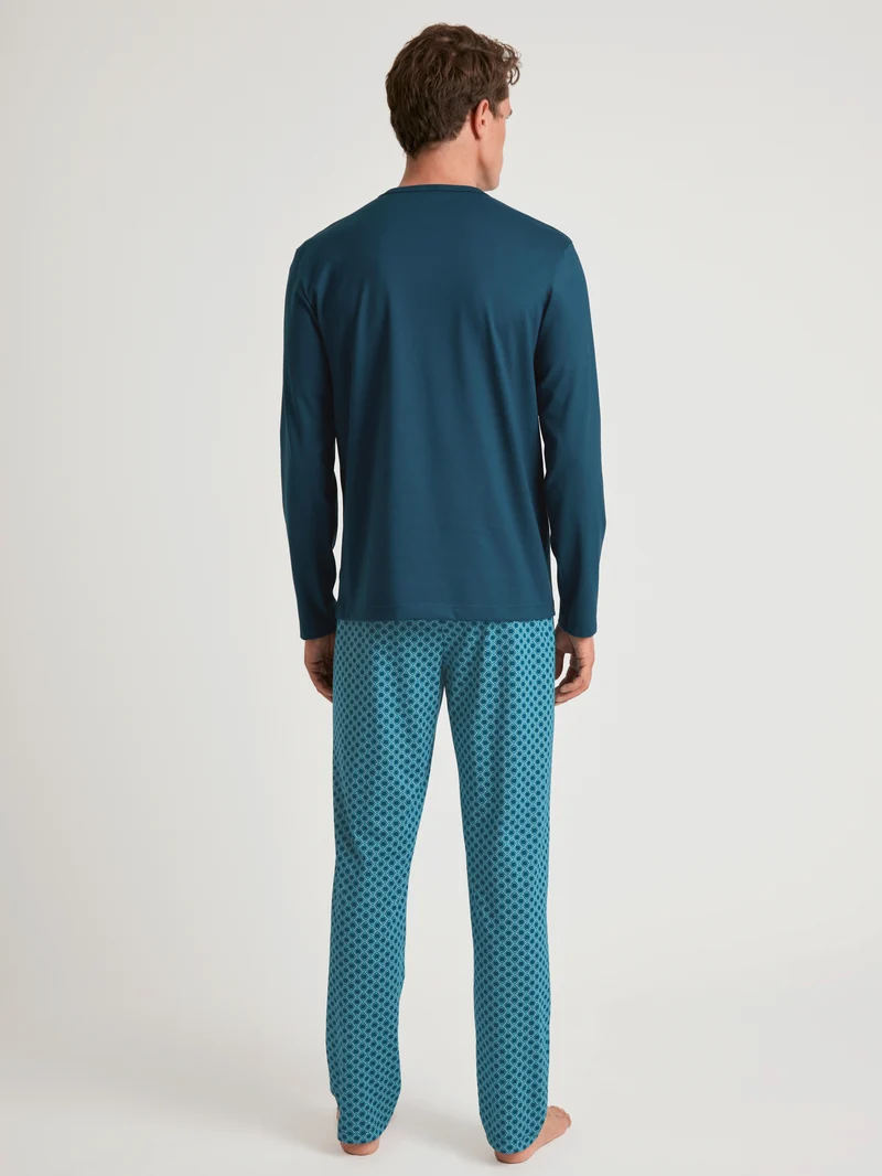 HERREN Pyjama, legion blue