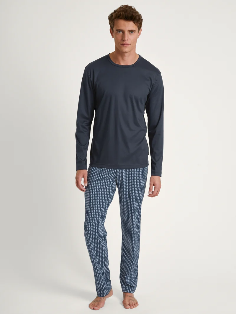 HERREN Pyjama, dark sapphire