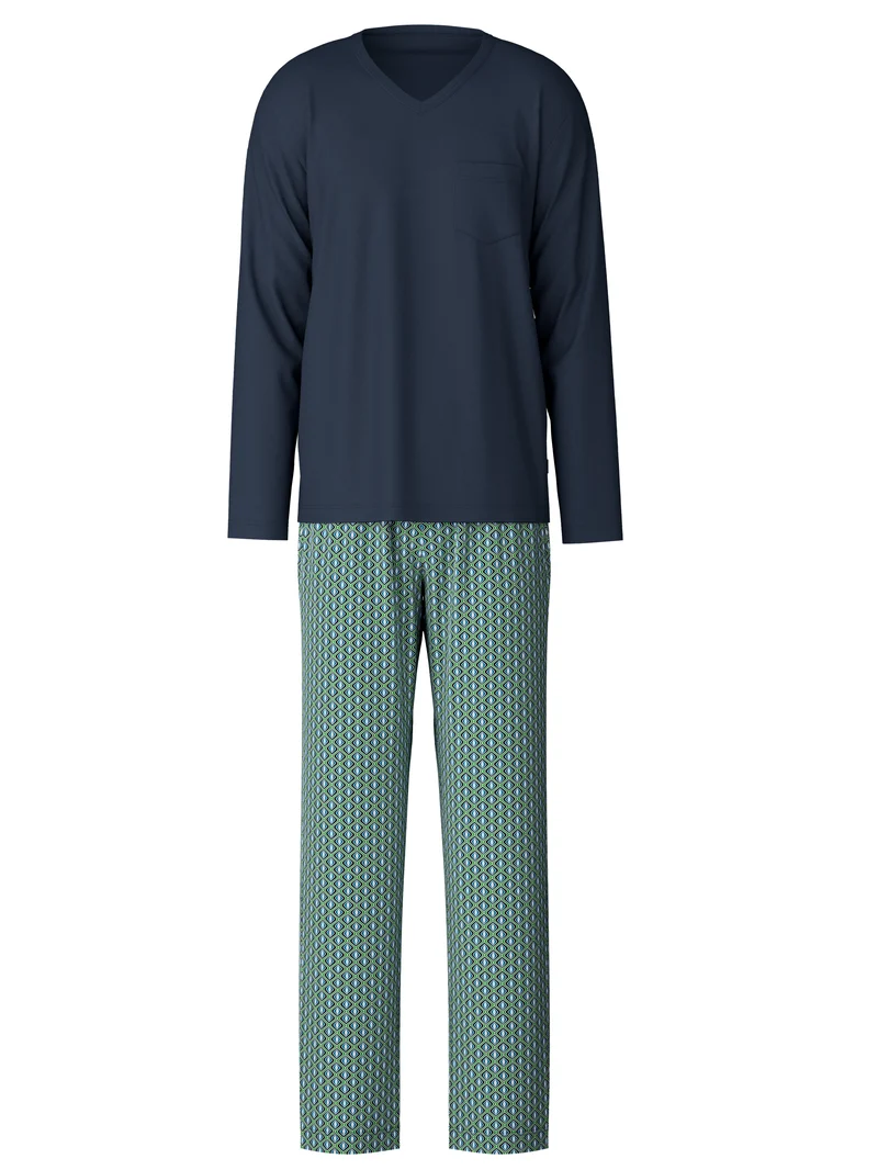 HERREN Pyjama, dark sapphire