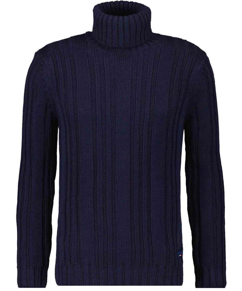 Rollkragen-Strickpullover