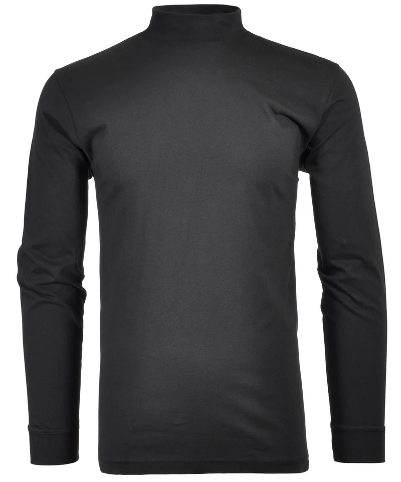 Stehkragenshirt langarm