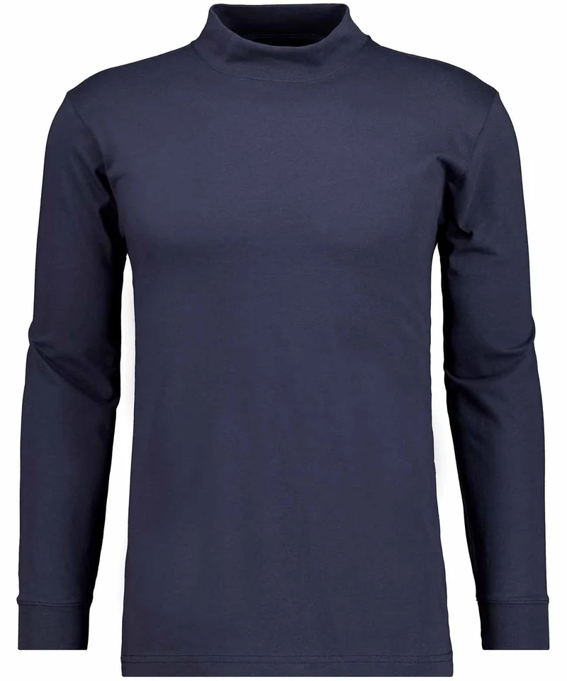Stehkragenshirt langarm