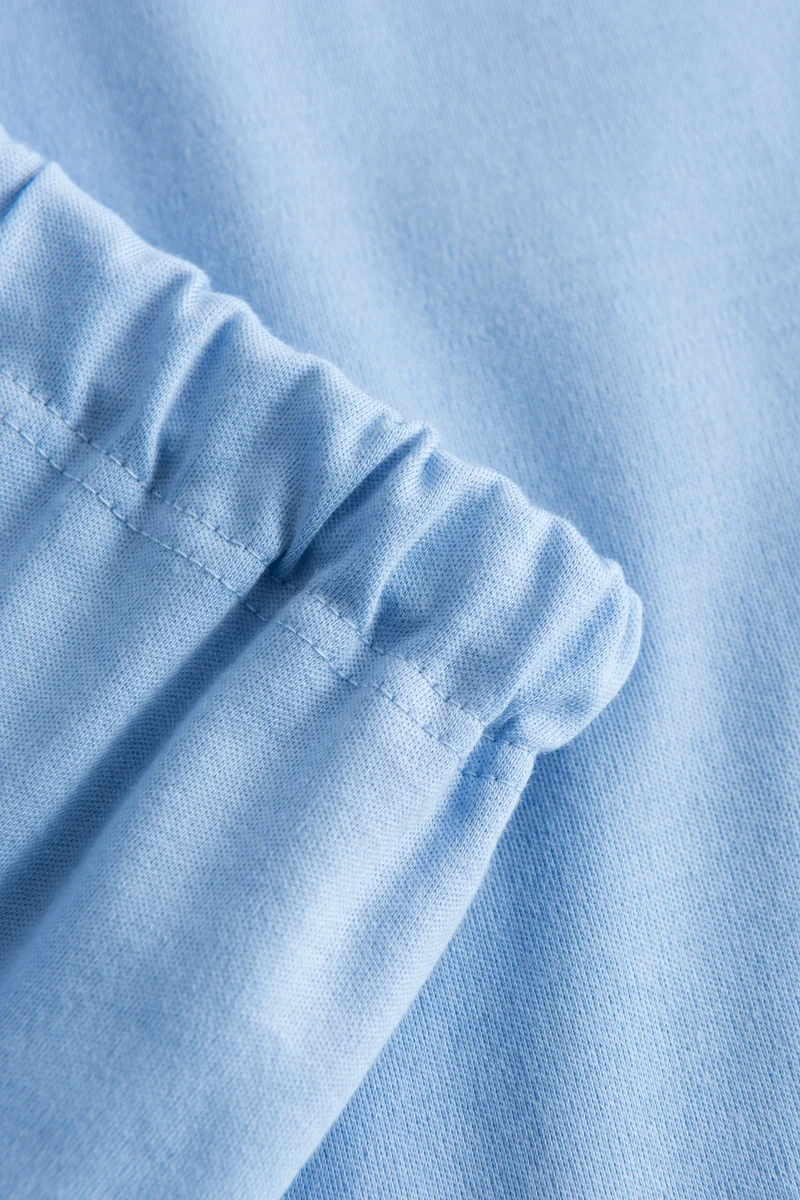Py, 1/2 sleeve, pants 7/8, v-neck, Skyblue