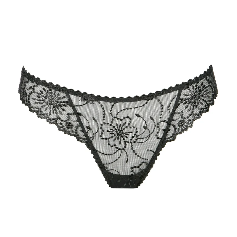JANE schwarz String