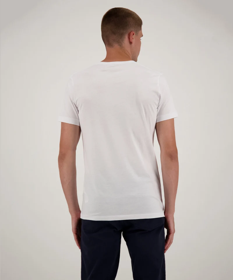 2 T-Shirt Doppelpack Bodyfit mit V-Ausschnitt