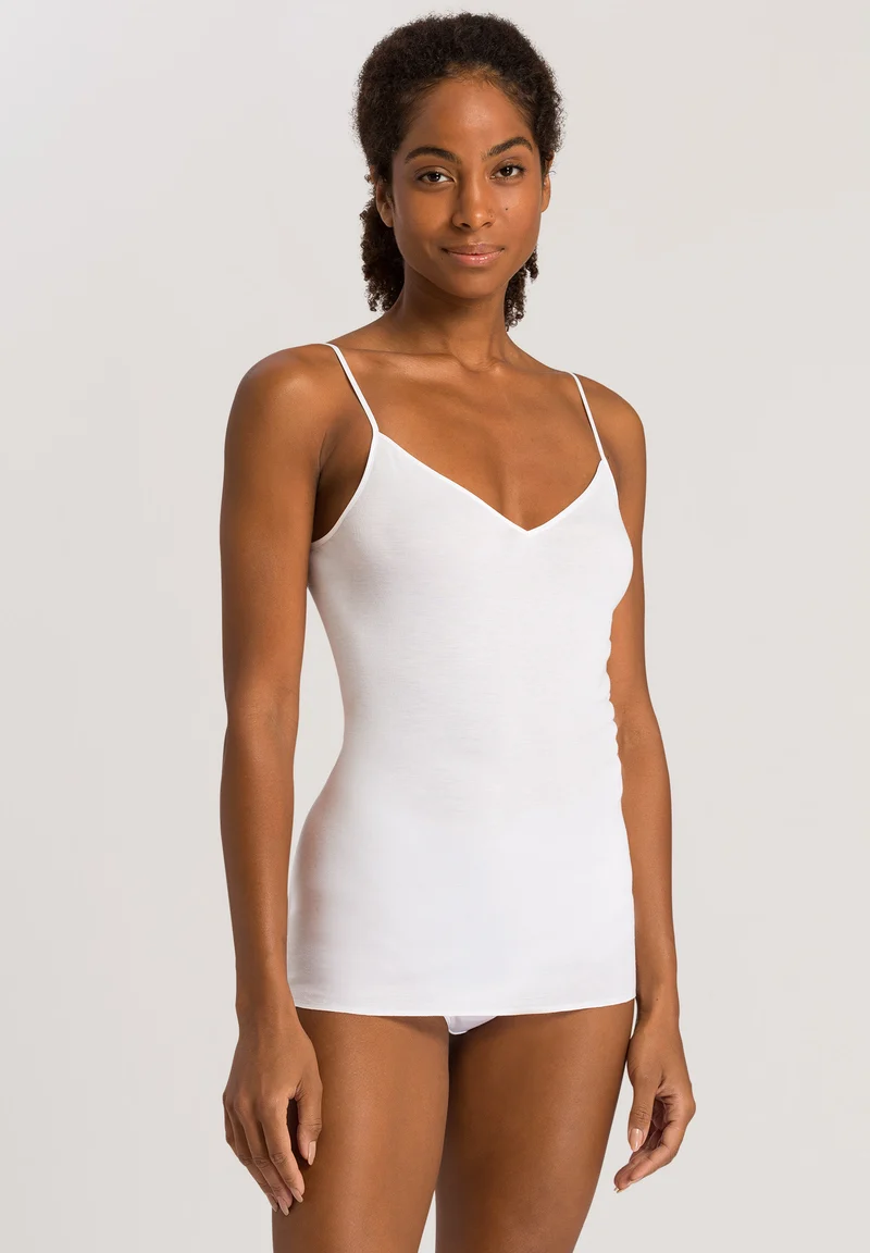 Cotton Seamless Spaghetti Top
