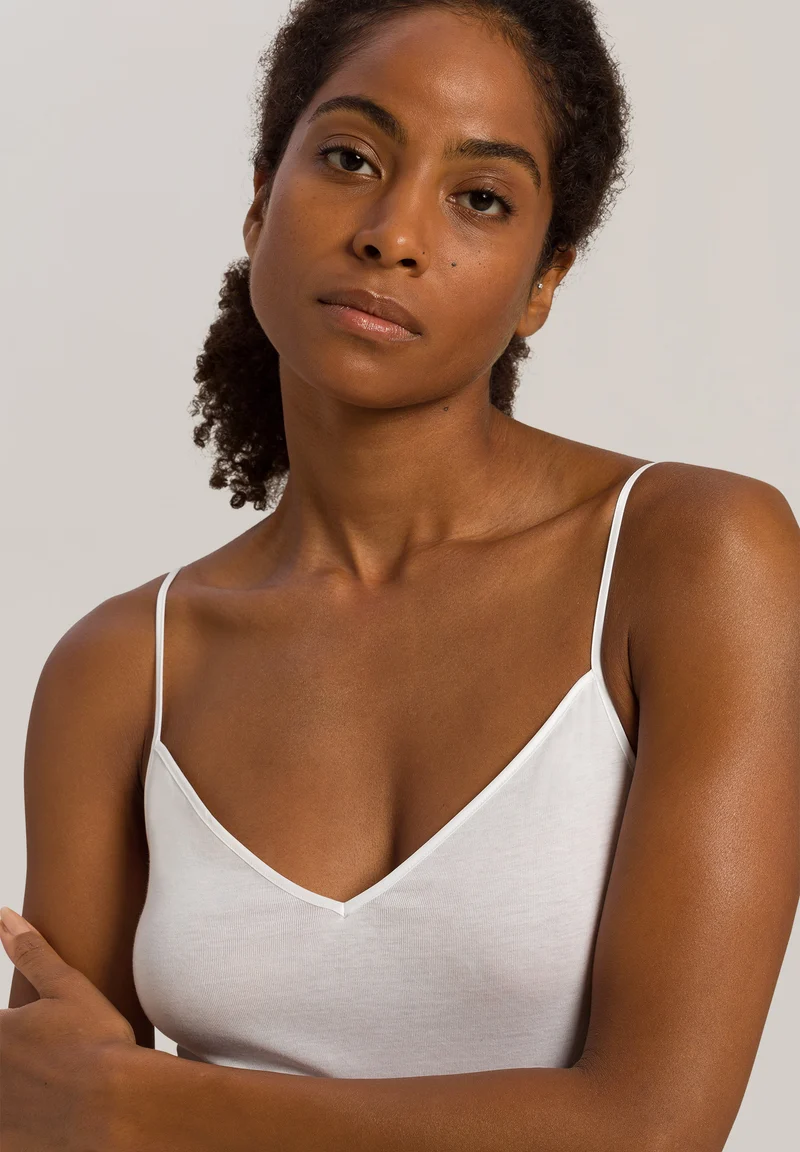 Cotton Seamless Spaghetti Top