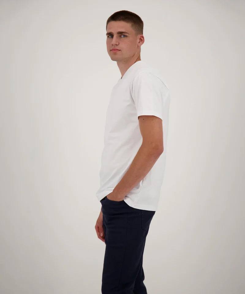 RAGMAN Doppelpack - 2 T-Shirts mit V-Ausschnitt