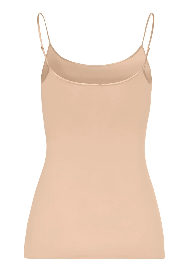 Cotton Seamless Spaghetti Top