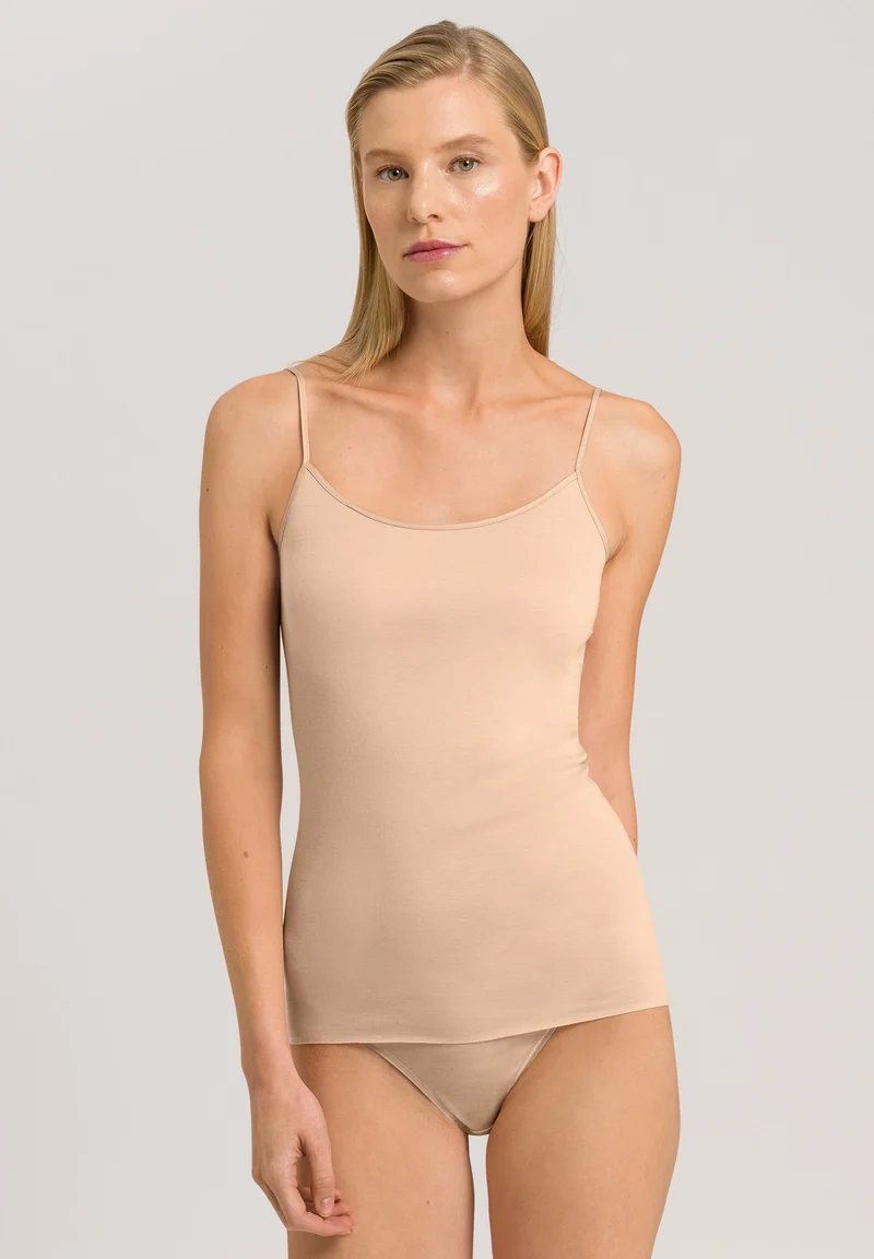 Cotton Seamless Spaghetti Top