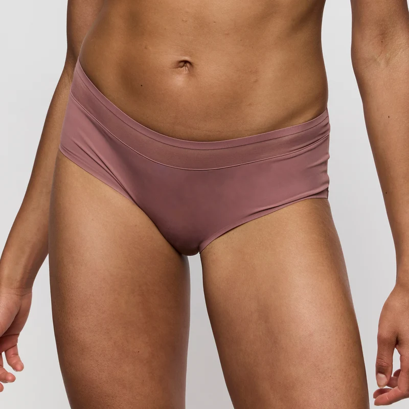 LOUIE satin taupe Short