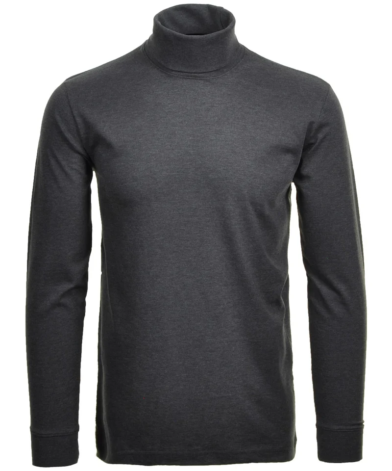Basic Rollkragenshirt langarm
