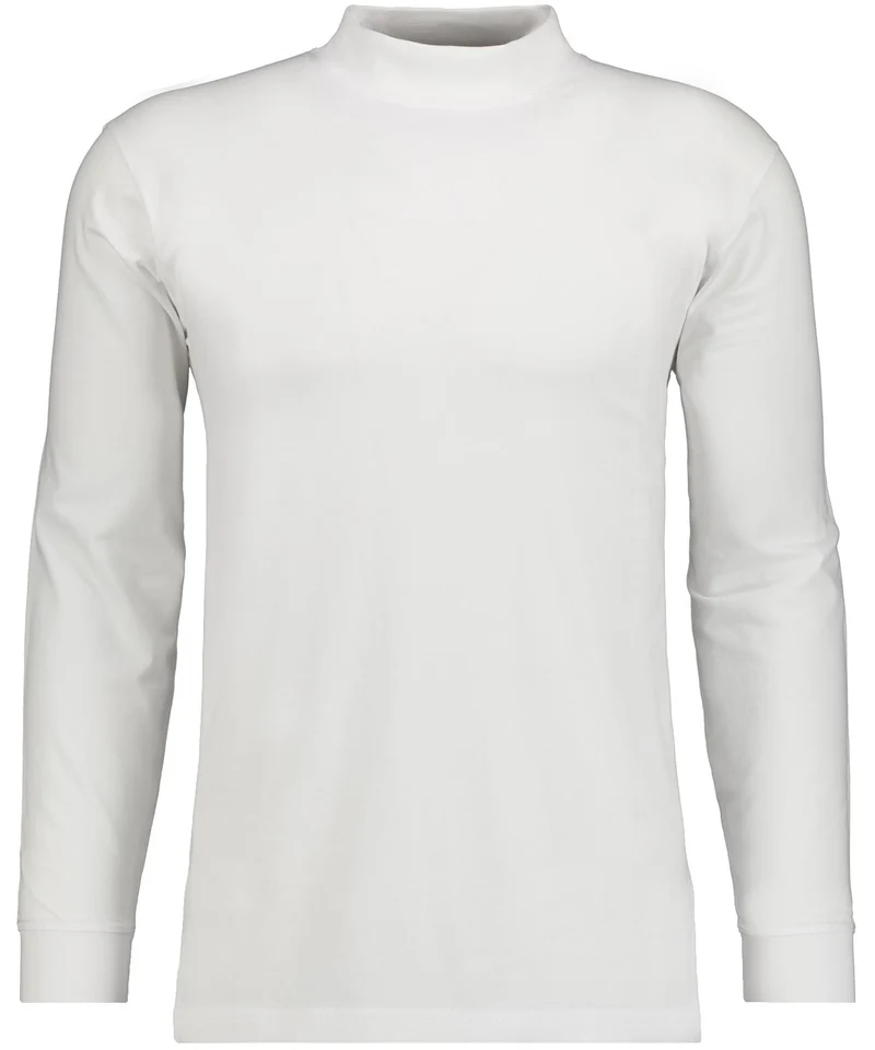 Stehkragenshirt langarm