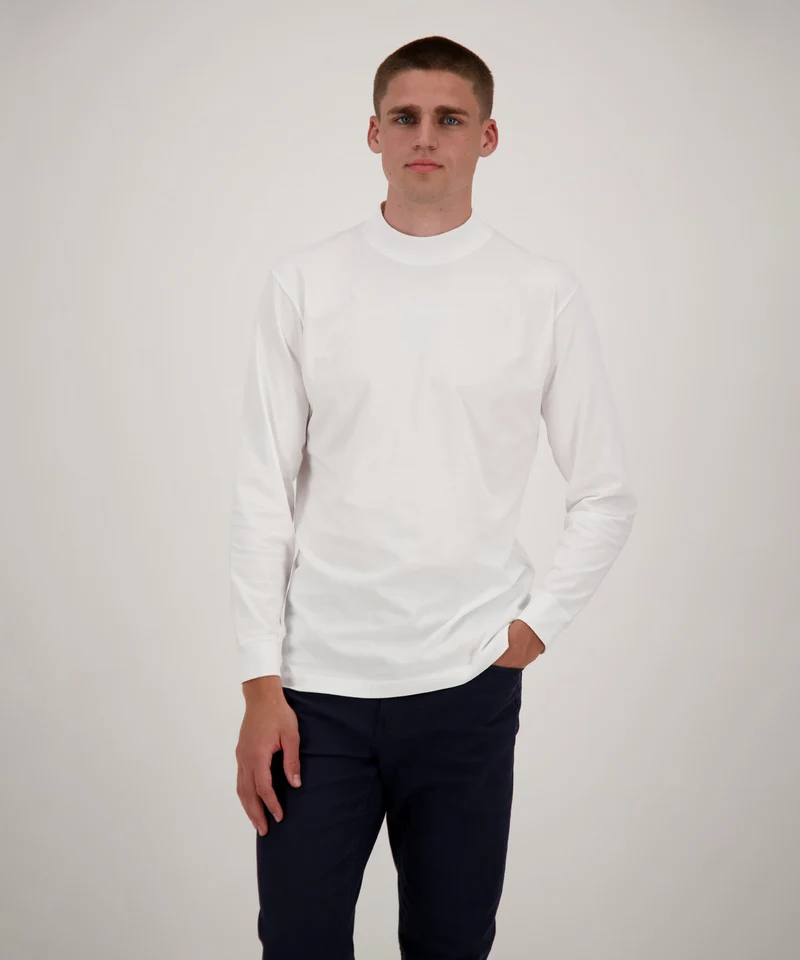 Stehkragenshirt langarm