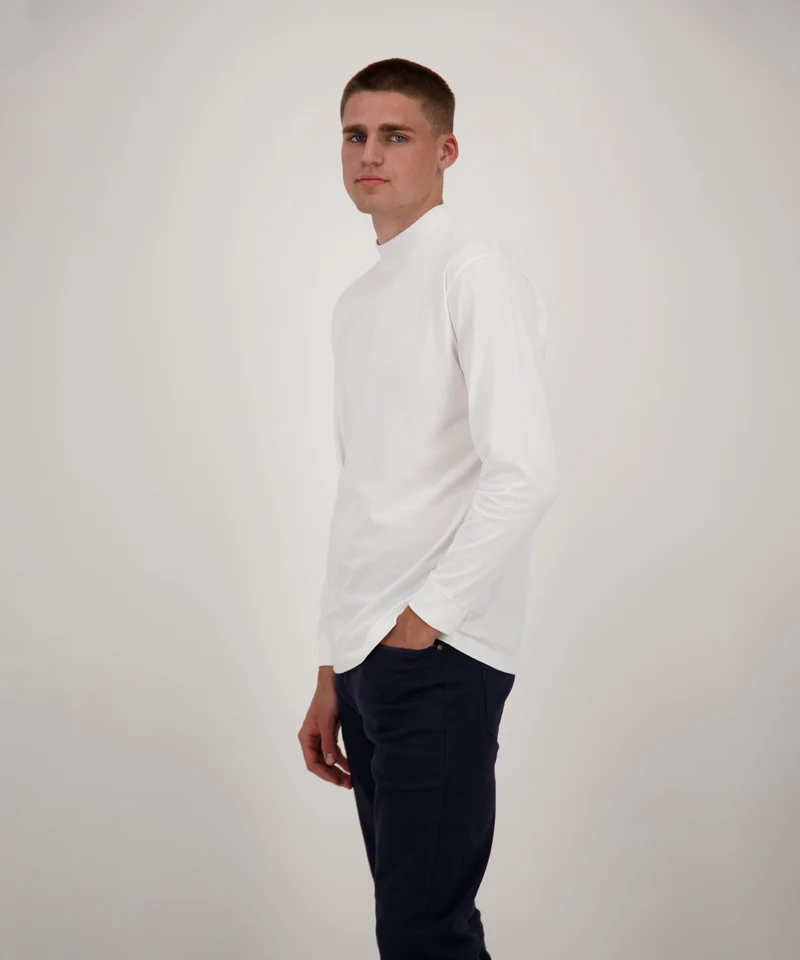 Stehkragenshirt langarm