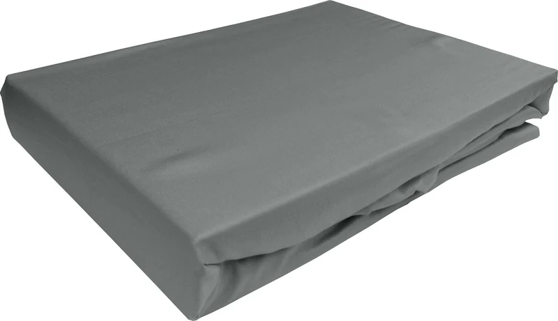Lorena Mako Perkal Spannbettlaken Malmö Taube Grau 100x200cm Höhe 11-20cm
