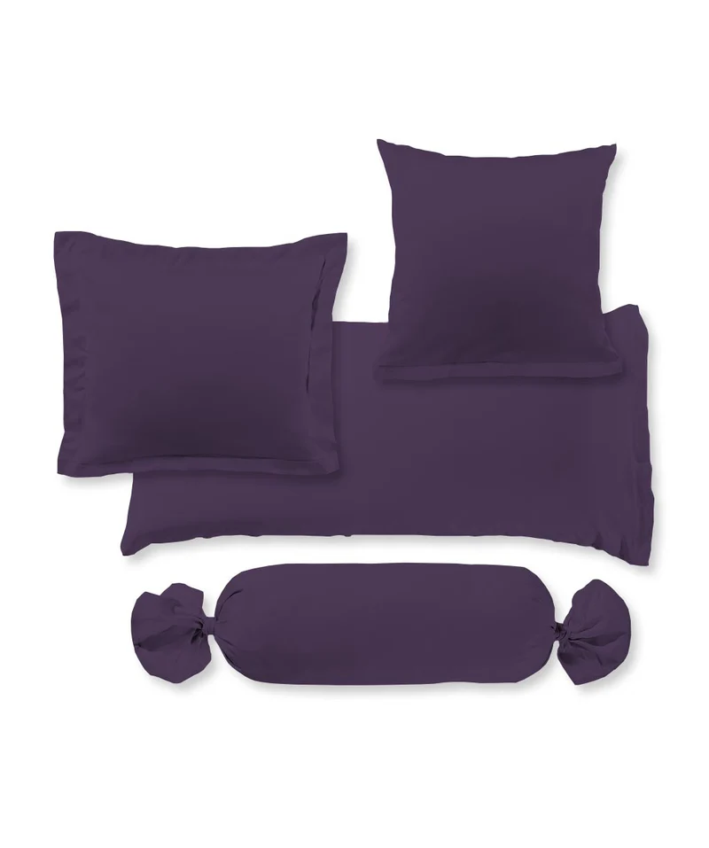 S-009100 | colours | fleuresse | Einfarbige Kissenhülle aus Baumwolle | 6062 LAVENDEL | 100% Baumwolle | 4043202285086