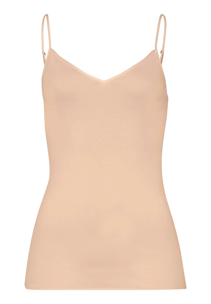 Cotton Seamless Spaghetti Top