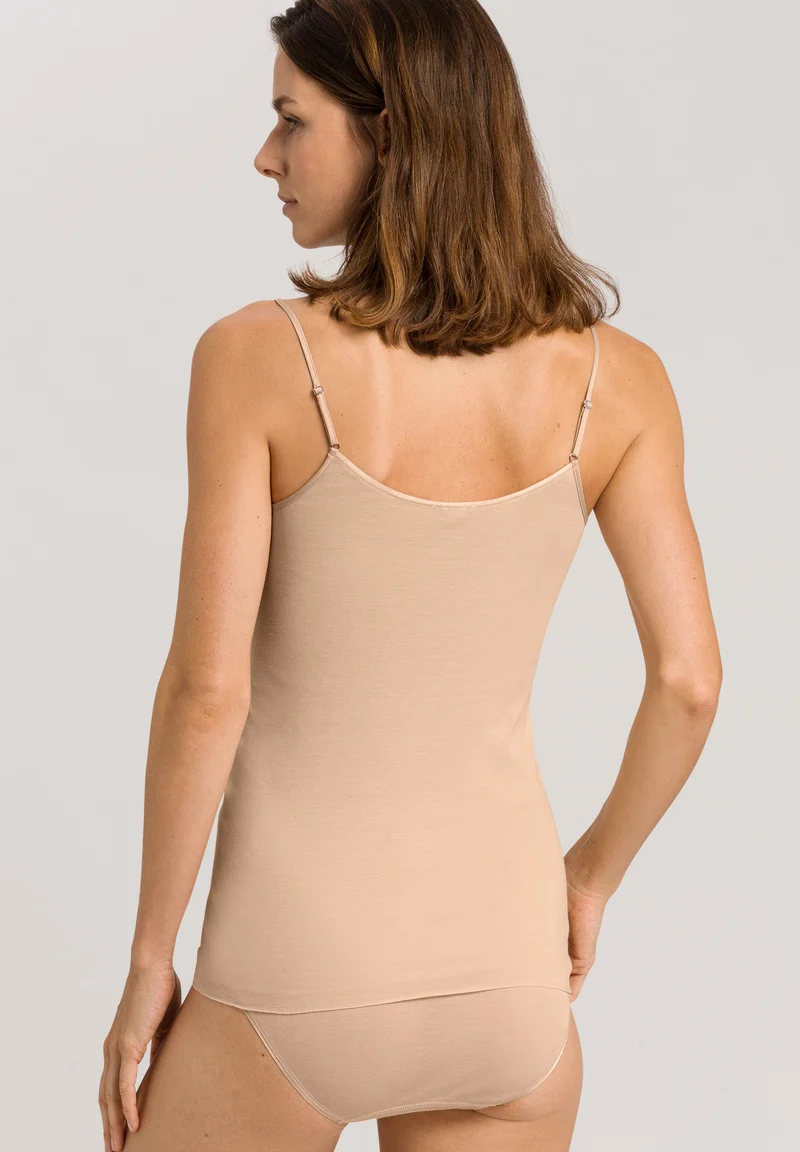 Cotton Seamless Spaghetti Top