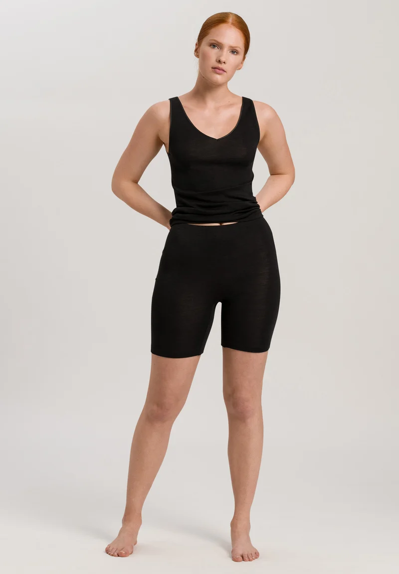 Woolen Silk Shortleg Pants