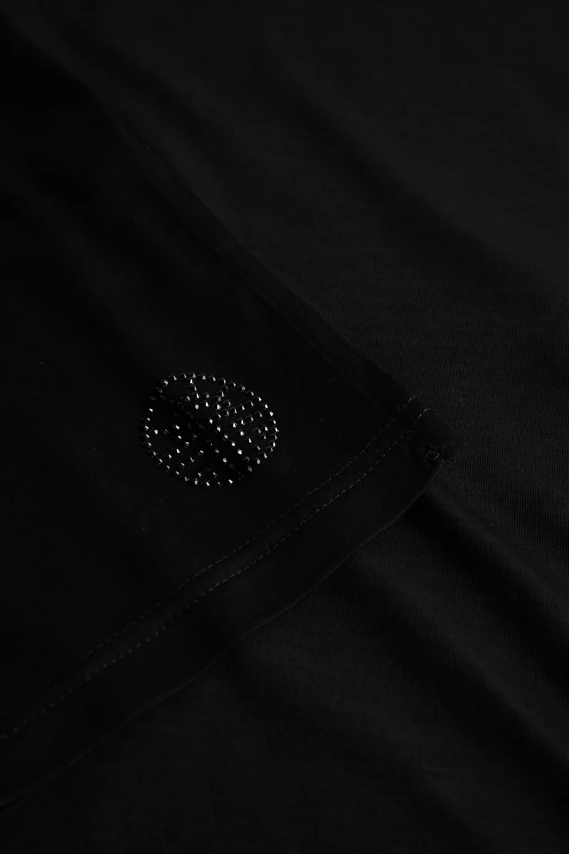 Py, 1/1 sleeve, pants 1/1, round ne, Black
