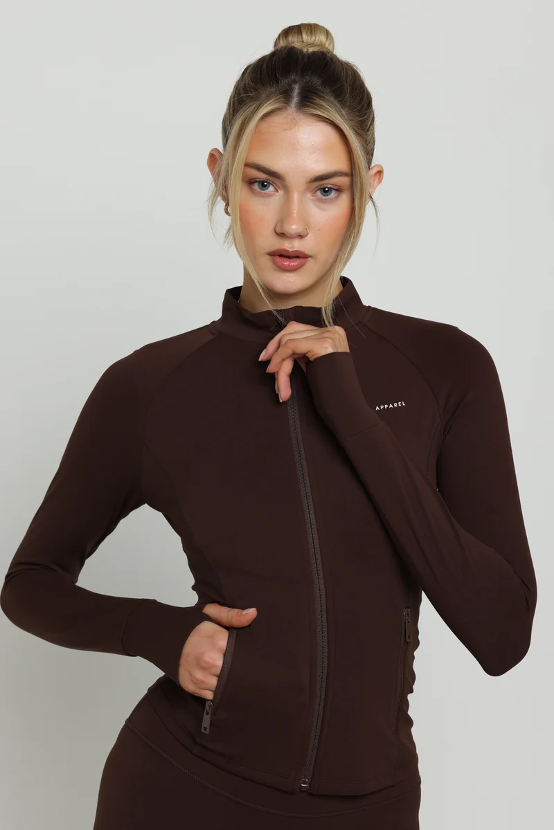 Chocolate Boundless Longline Cinch Jacket