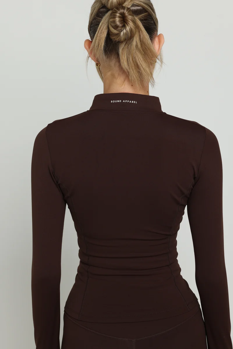 Chocolate Boundless Longline Cinch Jacket
