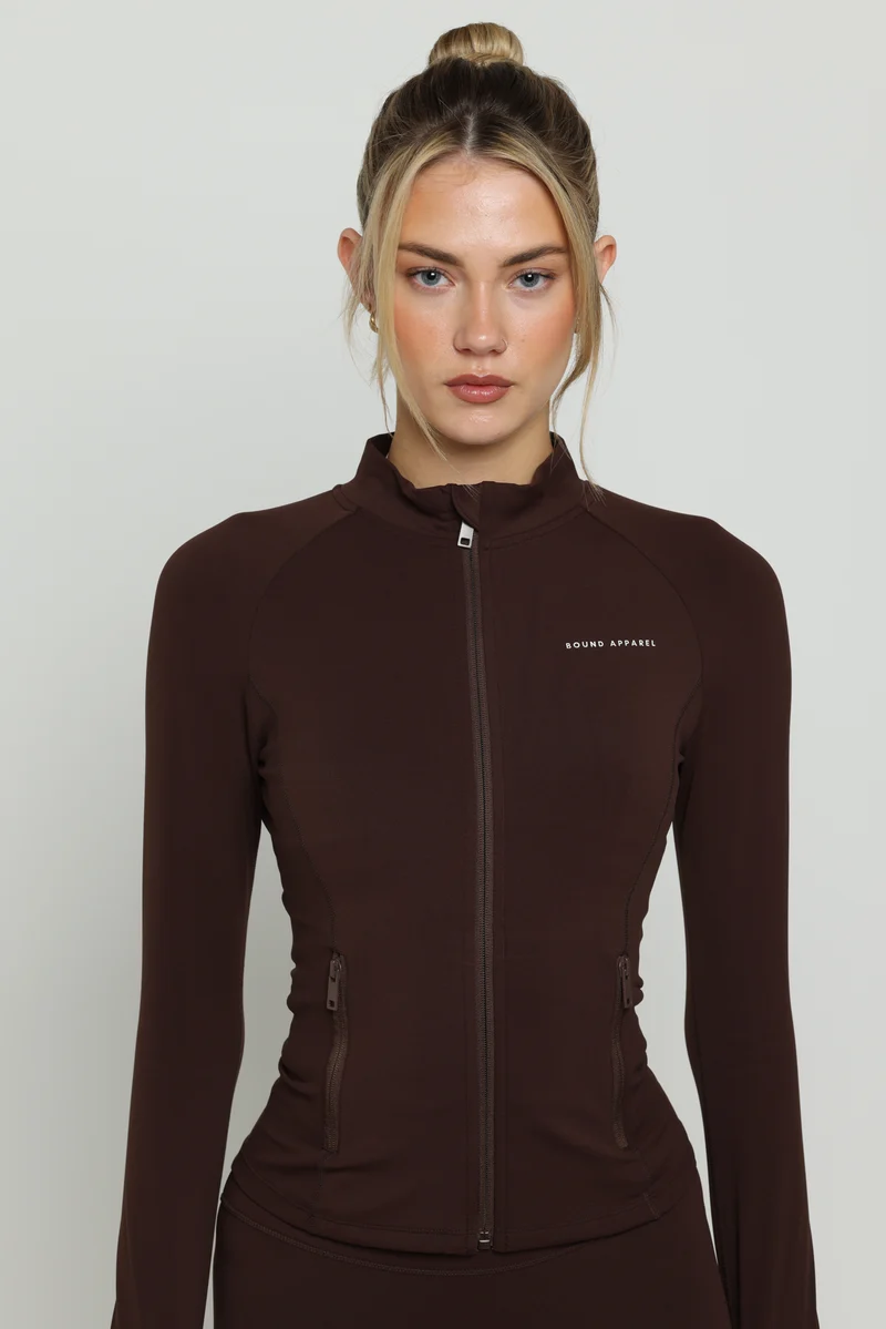 Chocolate Boundless Longline Cinch Jacket
