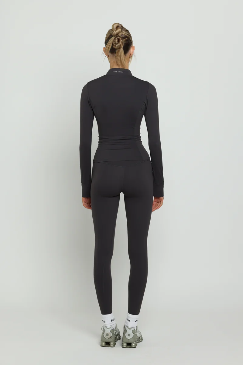 Charcoal Boundless Longline Cinch Jacket