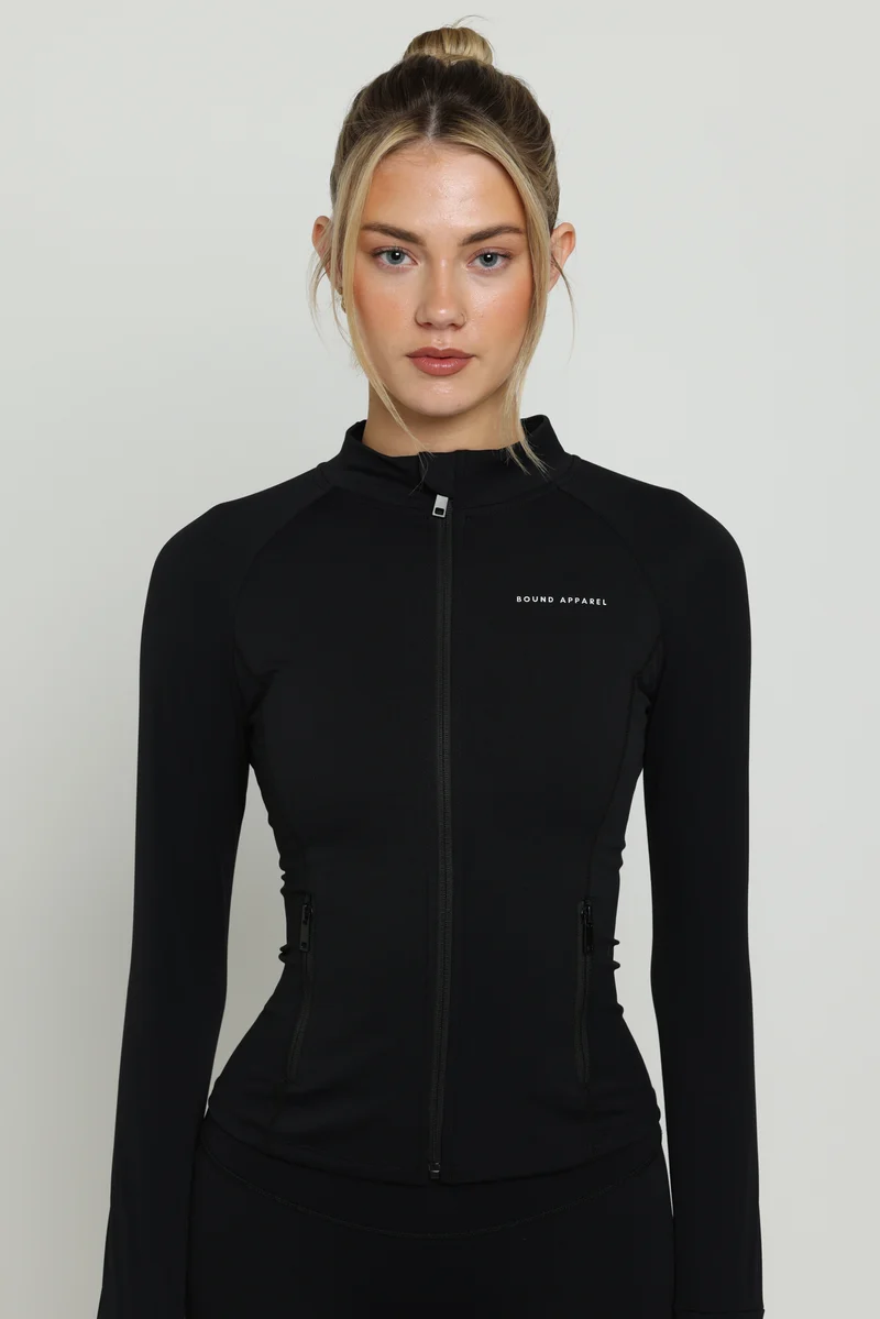 Black Boundless Longline Cinch Jacket