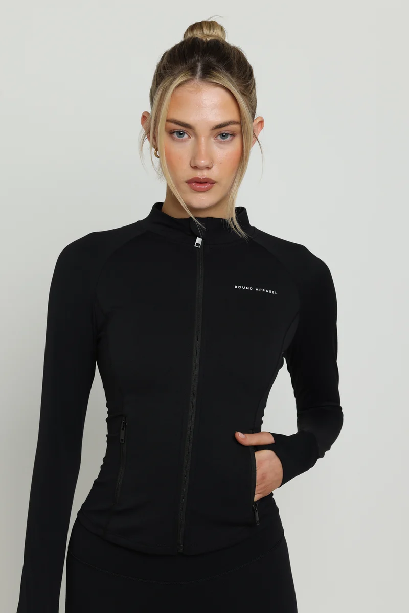Black Boundless Longline Cinch Jacket