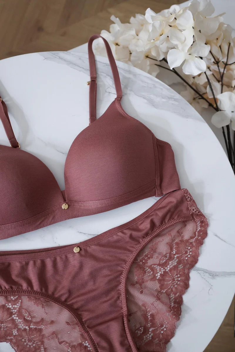 Softschalen-BH Tilda in coffee rose