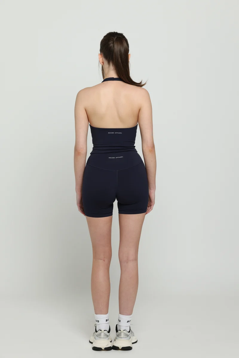 Space Blue Halter Boundless Tank
