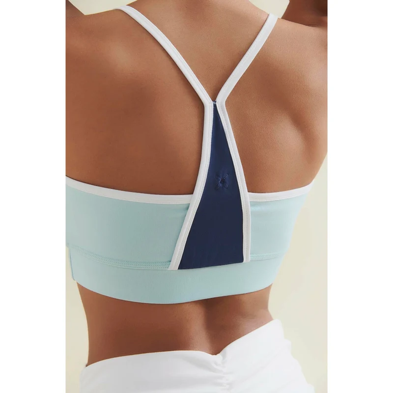Fresher Cropped Tank - Sea Green/Shoreline Blue - Wellicious Community Sale